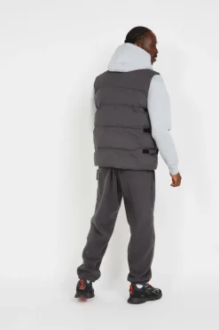 GILET MATELASSE FONCTIONNEL - Doudoune | Gris
