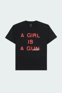 GIRL IS A GUN T-SHIRT - Modèle non visible : Modèle Femme | Noir