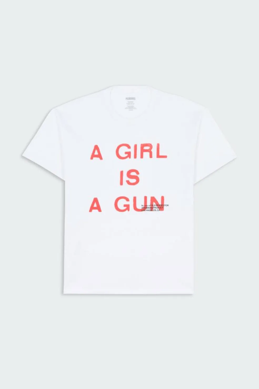 GIRL IS A GUN T-SHIRT - Modèle non visible : Modèle Femme | Blanc