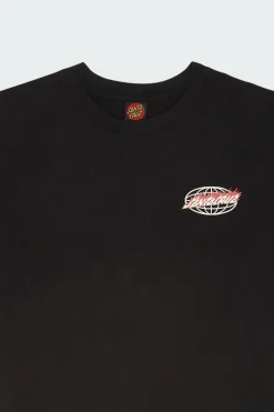 Global Flame Dot - T-shirt | Noir