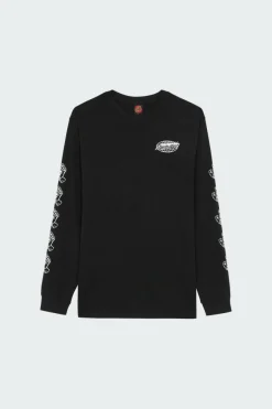 Global Flame Dot Mono - T-shirt | Noir