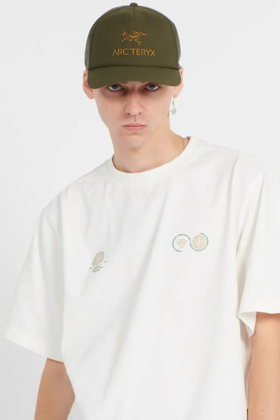 GLOBE SS - T-shirt | Blanc