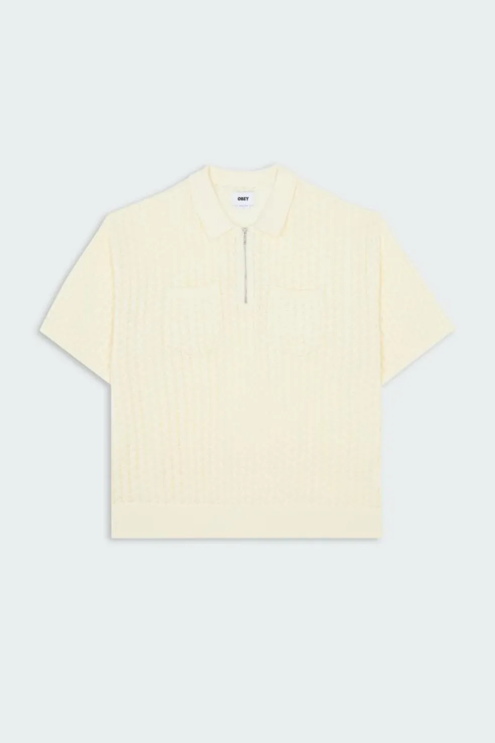 GRANT QUATER ZIP SWEATER - Pull | Beige