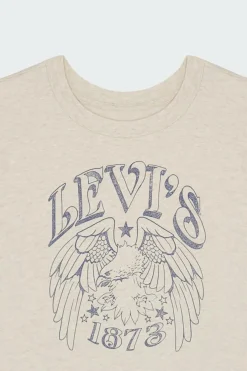 GRAPHIC BOXY TSHIRT - T-shirt | Beige