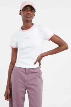 GRAPHIC RINGER RICKIE - T-shirt | Blanc