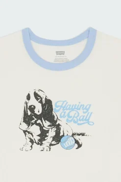 GRAPHIC RINGER RICKIE - T-shirt | Blanc