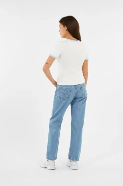 GRAPHIC RINGER RICKIE - T-shirt | Blanc