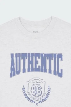 GRAPHIC SHORT STACK TEE - T-shirt | Gris