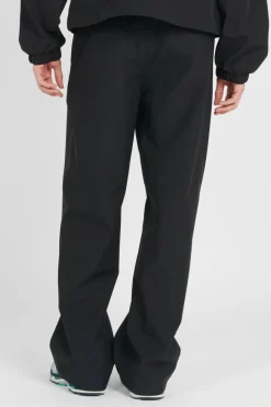 Green Logo Polyester Pants - Pantalon | Noir