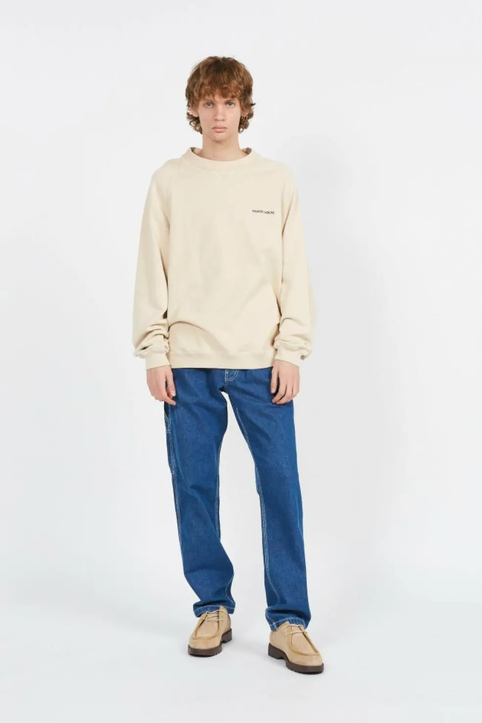 GREGOIRE LOGO/GOTS - Sweatshirt | Beige