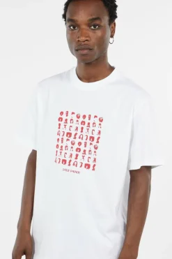 HAIR GRID SS - T-shirt | Blanc