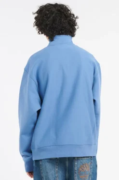 Half Zip American Script - Sweat zippé | Bleu