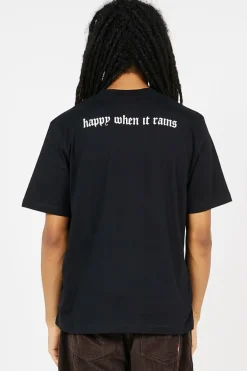 HAPPY WHEN IT RAIN - T-shirt | Noir