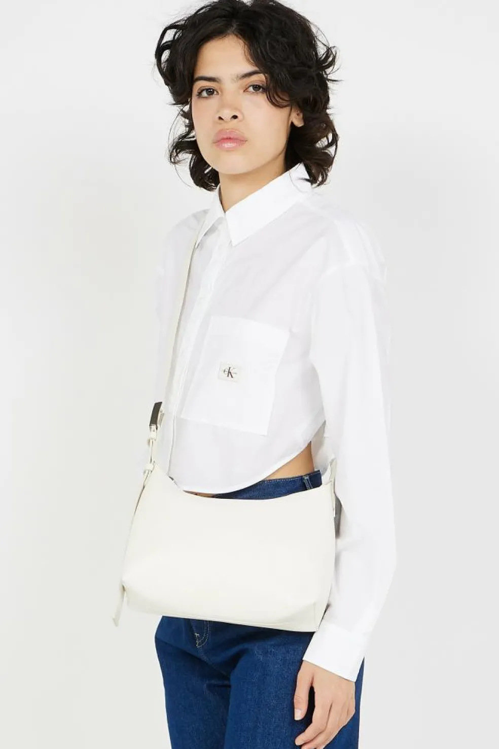 HARDWARE STRAP - Sac bandoulière | Blanc