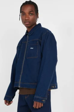 HARDWORK ZIP UP - Veste | Bleu