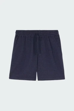 HARRY SEERSUCKER - Short | Bleu