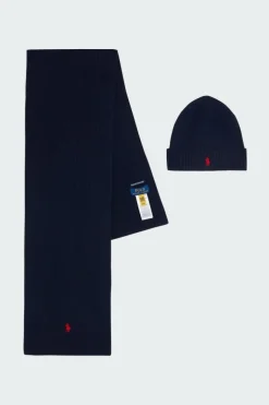 HATSCARFGBOX - Ensemble écharpe et bonnet | Bleu