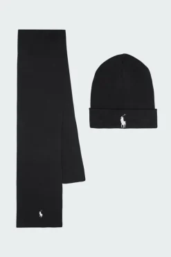 HATSCARFSET - Ensemble bonnet et écharpe | Noir