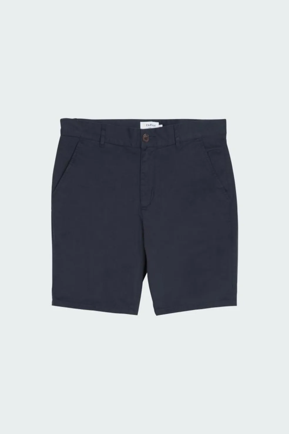 HAWK - Short chino en coton | Bleu