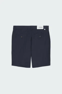 HAWK - Short chino en coton | Bleu