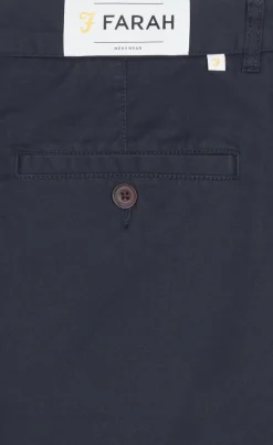 HAWK - Short chino en coton | Bleu