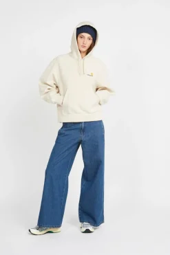 HD American Script - Hoodie | Beige