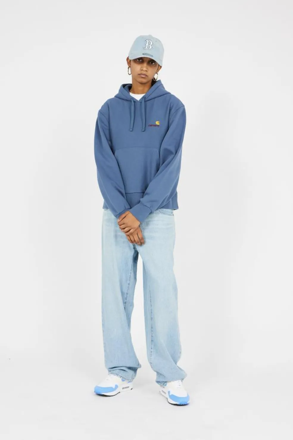 HD American Script - Hoodie | Bleu