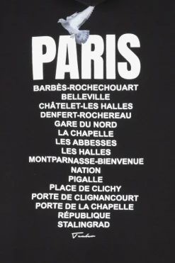HD PARIS CITY DISTRICT BLACK - Hoddie | Noir