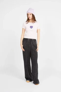 Heart Wreath Mini Front - T-shirt | Rose