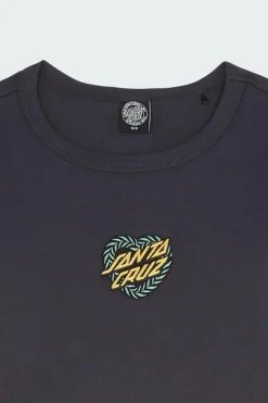 Heart Wreath Mini Front - T-shirt | Noir