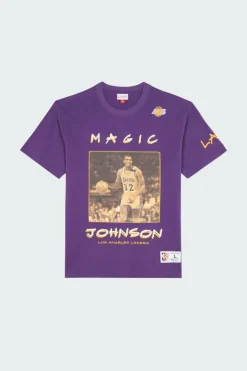 HEAVYWEIGHT PREMIUM PLAYER TEE VINTAGE LOGO - T-shirt | Violet