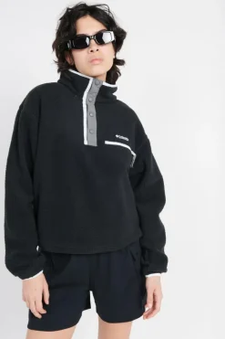 Helvetia II Cropped Half - Polaire | Noir