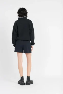 Helvetia II Cropped Half - Polaire | Noir