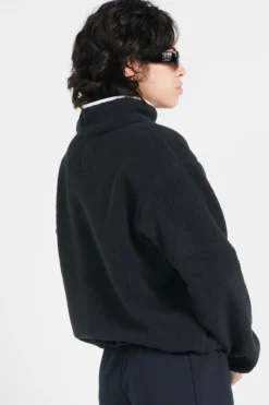 Helvetia II Cropped Half - Polaire | Noir