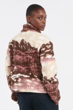 Helvetia II Printed Crop - Polaire | Marron