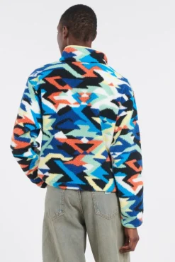 Helvetia II Printed Crop - Polaire | Bleu