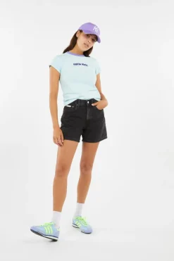 HI RISE A-LINE SHORT - Short | Noir