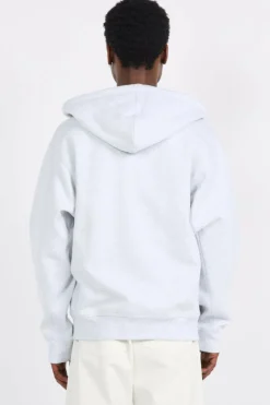 Hooded American Script - Hoodie zippé | Gris