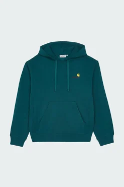 Hooded American Script - Hoodie | Vert