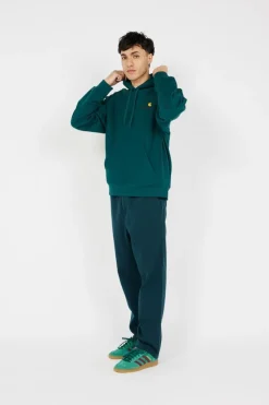 Hooded American Script - Hoodie | Vert