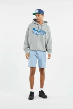 Hooded Flaming Ducks Sweat - Hoodie | Gris