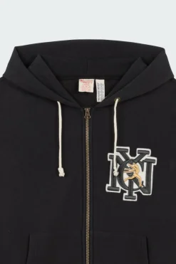 Hooded Full Zip Sweatshirt - Hoodie zippé | Noir