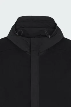 HOODED KNIT - Cardigan | Noir