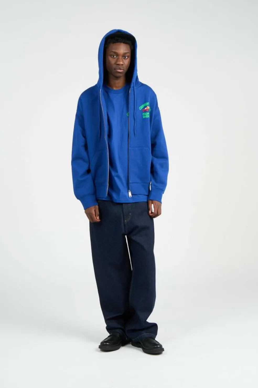 Hooded Pronto Sweat Jacket - Hoodie zippé | Bleu