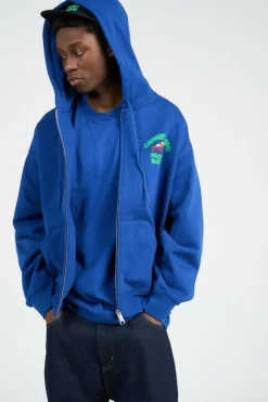 Hooded Pronto Sweat Jacket - Hoodie zippé | Bleu