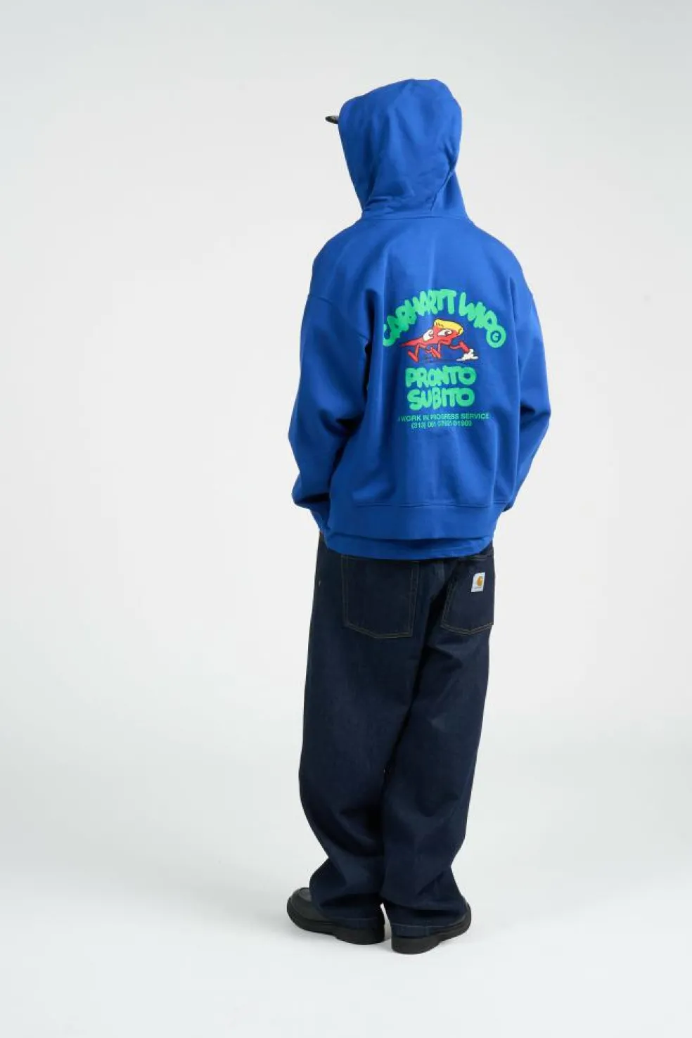 Hooded Pronto Sweat Jacket - Hoodie zippé | Bleu