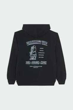 Hooded Sandwich Sweat - Hoodie | Noir