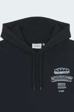 Hooded Sandwich Sweat - Hoodie | Noir