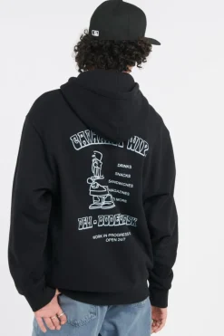 Hooded Sandwich Sweat - Hoodie | Noir