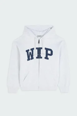 Hooded WIP Sweat Jacket - Hoodie zippé | Gris